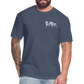 Peper Drip F/ Fish B T-Shirt by Next Level - heather navy