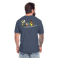Peper Drip F/ Fish B T-Shirt by Next Level - heather navy