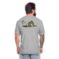 Peper Drip F/ Fish B T-Shirt by Next Level - heather gray