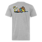Peper Drip F/ Fish B T-Shirt by Next Level - heather gray