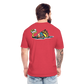 Peper Drip F/ Fish B T-Shirt by Next Level - heather red