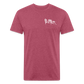 Peper Drip F/ Fish B T-Shirt by Next Level - heather burgundy