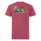Peper Drip F/ Fish B T-Shirt by Next Level - heather burgundy