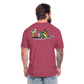 Peper Drip F/ Fish B T-Shirt by Next Level - heather burgundy