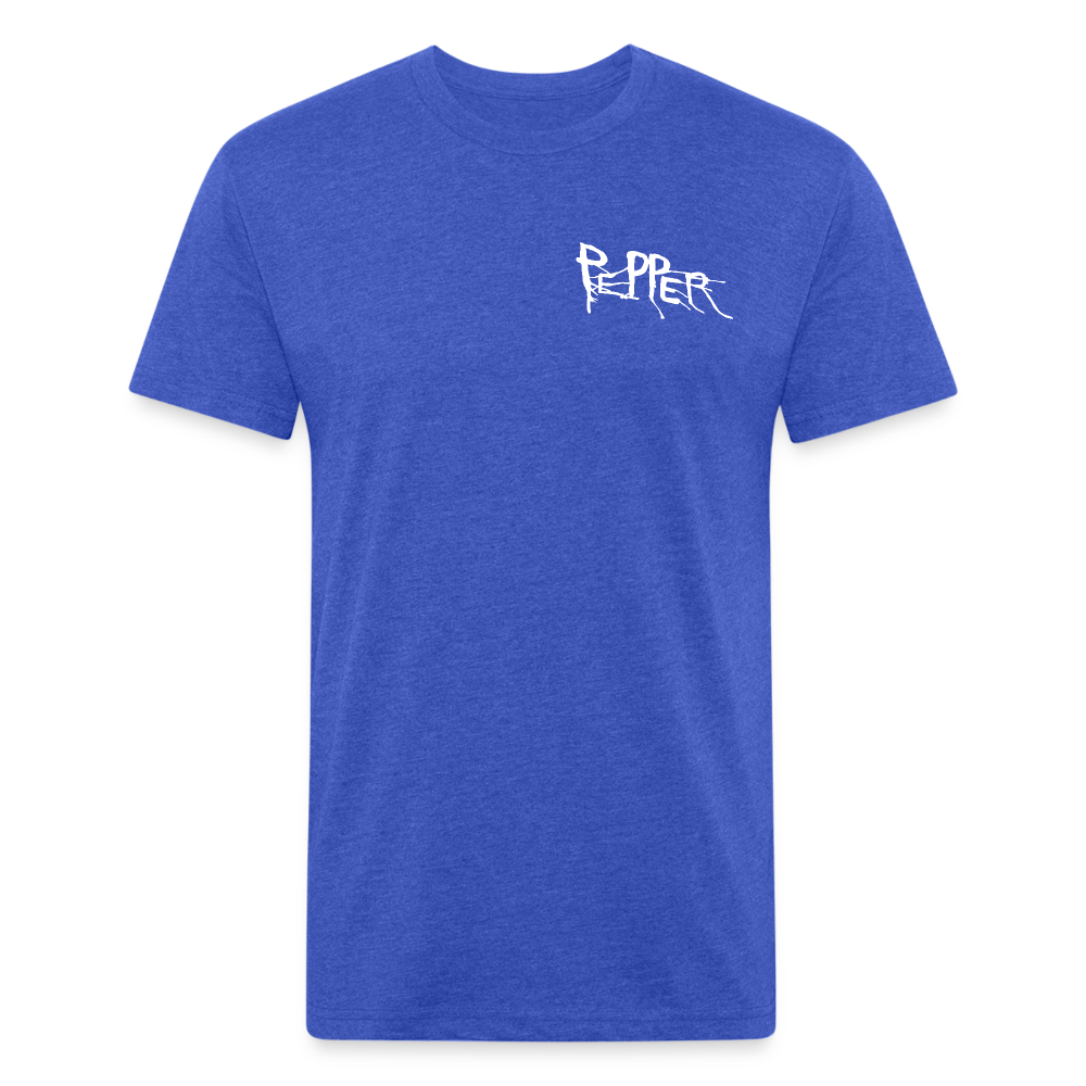 Peper Drip F/ Fish B T-Shirt by Next Level - heather royal