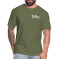 Peper Drip F/ Fish B T-Shirt by Next Level - heather military green