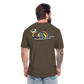 Peper Drip F/ Fish B T-Shirt by Next Level - heather espresso
