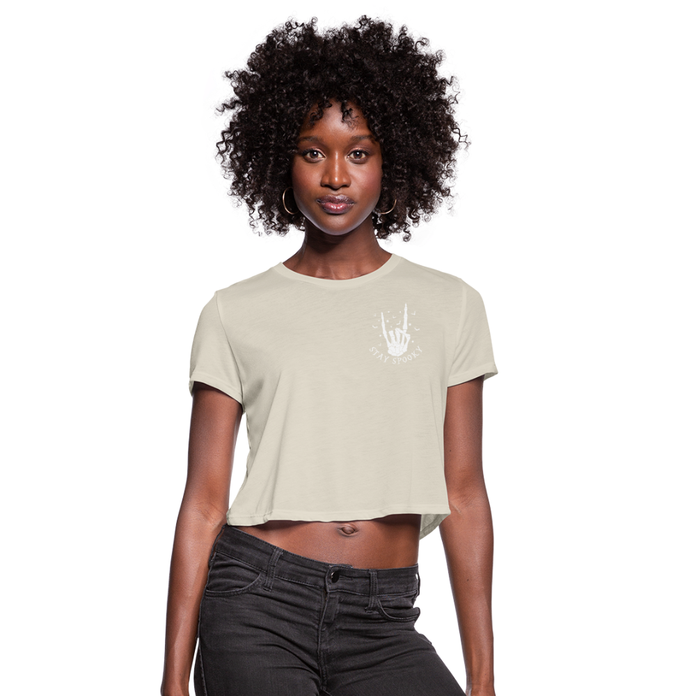 Woodsboro Women's Cropped T-Shirt - dust