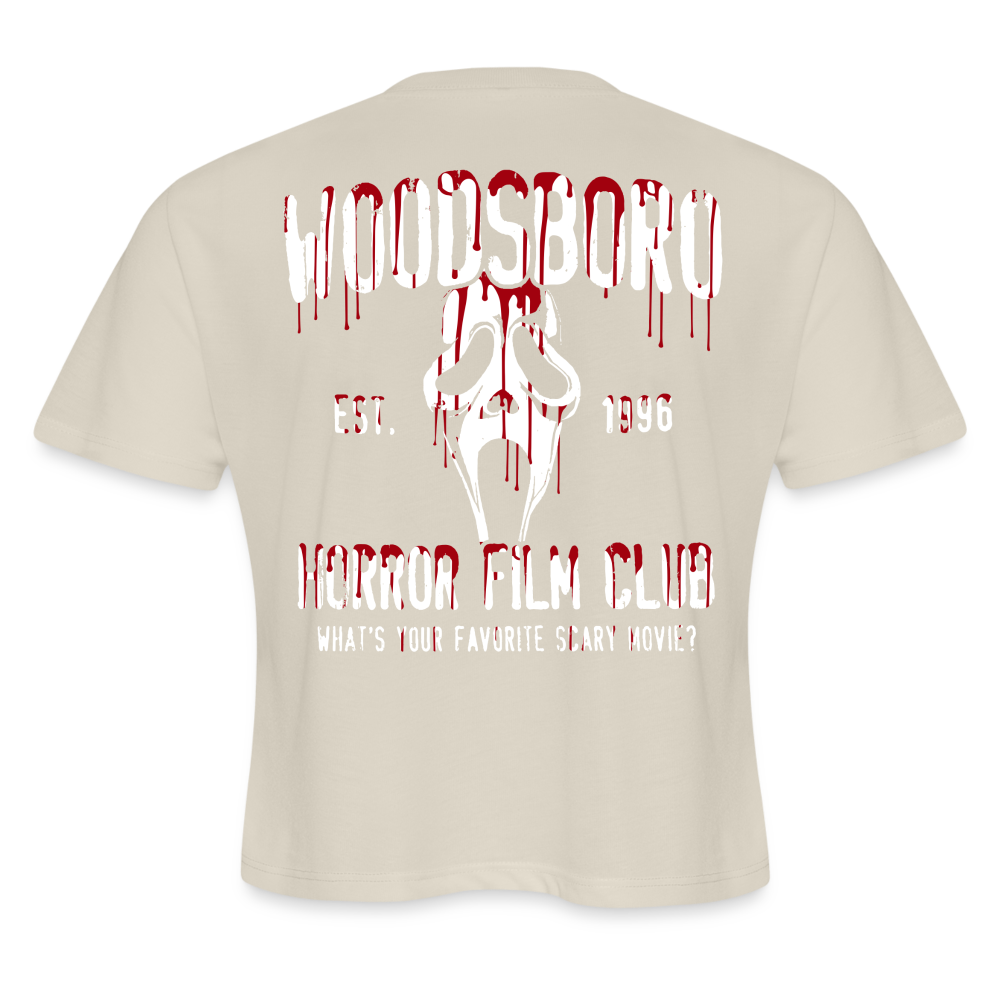 Woodsboro Women's Cropped T-Shirt - dust