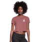 Woodsboro Black Bk Women's Cropped T-Shirt - mauve