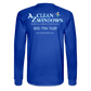 Az Flat Men's Long Sleeve T-Shirt - royal blue