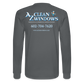 Az Flat Men's Long Sleeve T-Shirt - charcoal