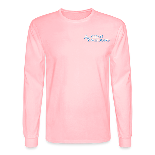 Az Flat Men's Long Sleeve T-Shirt - pink