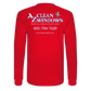 Az Flat Men's Long Sleeve T-Shirt - red