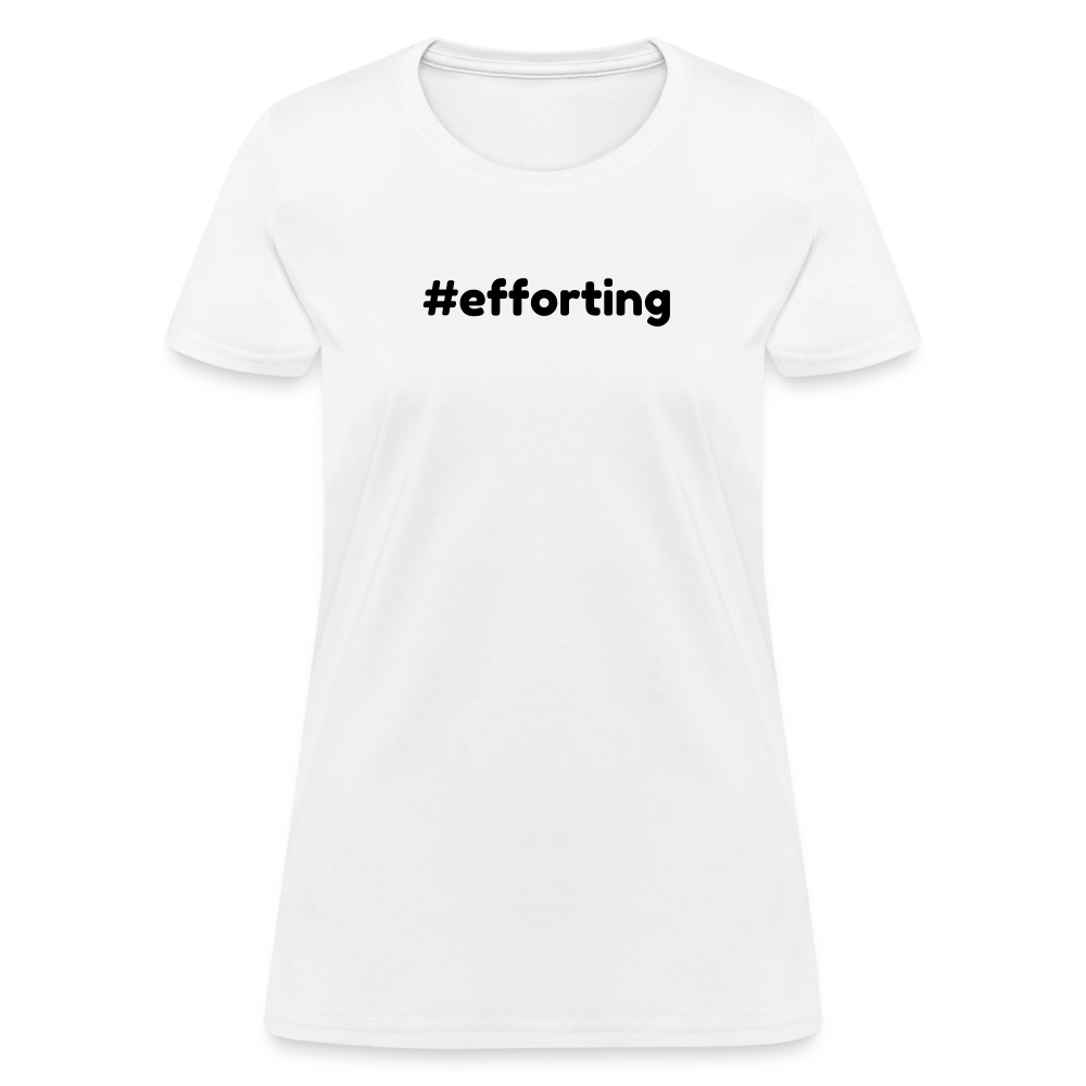 efforting Krystal Women's T-Shirt - white