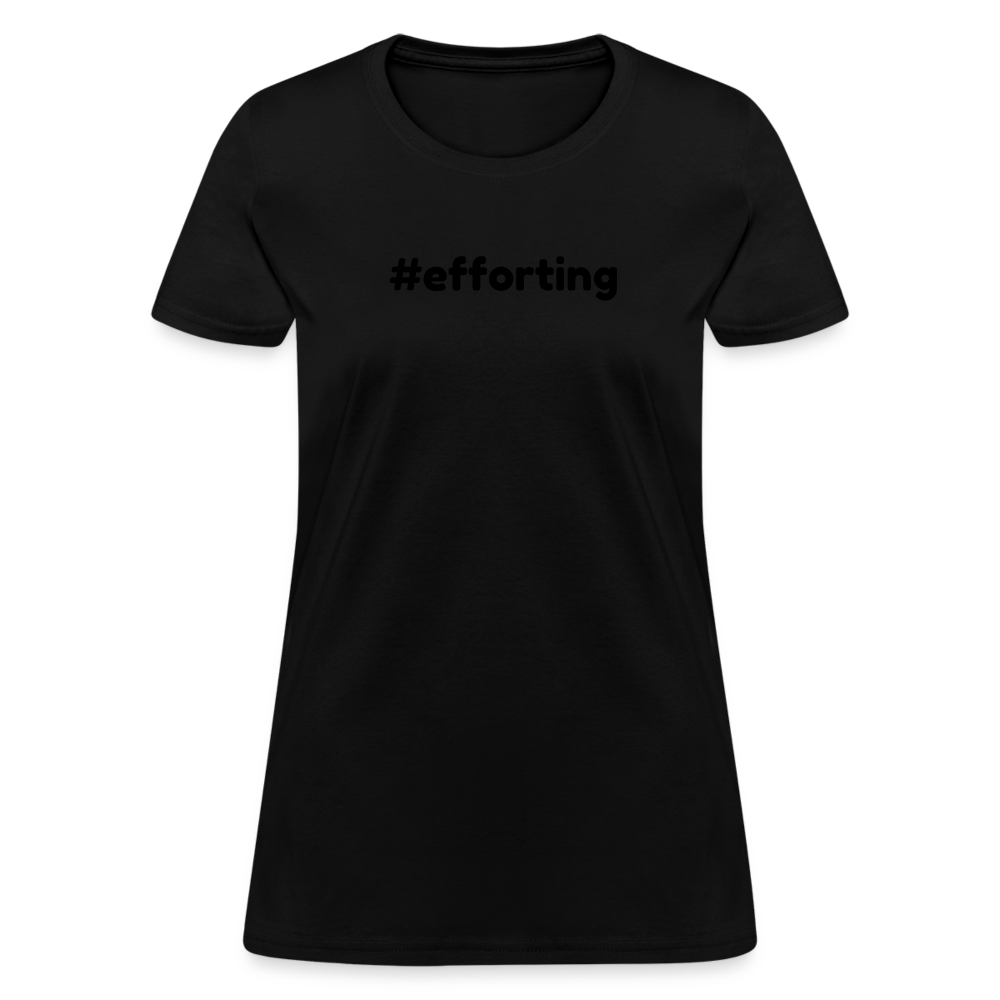 efforting Krystal Women's T-Shirt - black