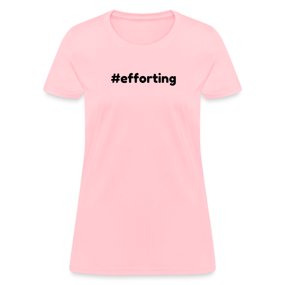 efforting Krystal Women's T-Shirt - pink