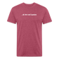 Old Short 1 Fitted Cotton/Poly T-Shirt by Next Level - heather burgundy