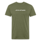 Old Short 1 Fitted Cotton/Poly T-Shirt by Next Level - heather military green