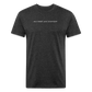 old short 2 Fitted Cotton/Poly T-Shirt by Next Level - heather black