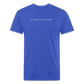 old short 2 Fitted Cotton/Poly T-Shirt by Next Level - heather royal