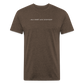 old short 2 Fitted Cotton/Poly T-Shirt by Next Level - heather espresso