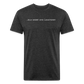 old short 3 Fitted Cotton/Poly T-Shirt by Next Level - heather black