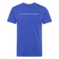 old short 3 Fitted Cotton/Poly T-Shirt by Next Level - heather royal