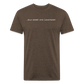old short 3 Fitted Cotton/Poly T-Shirt by Next Level - heather espresso