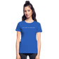 Old Short Girl Gildan Ultra Cotton Ladies T-Shirt - royal blue