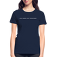 Old Short Girl Gildan Ultra Cotton Ladies T-Shirt - navy