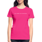 Old Short Girl Gildan Ultra Cotton Ladies T-Shirt - fuchsia