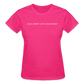 Old Short Girl Gildan Ultra Cotton Ladies T-Shirt - fuchsia