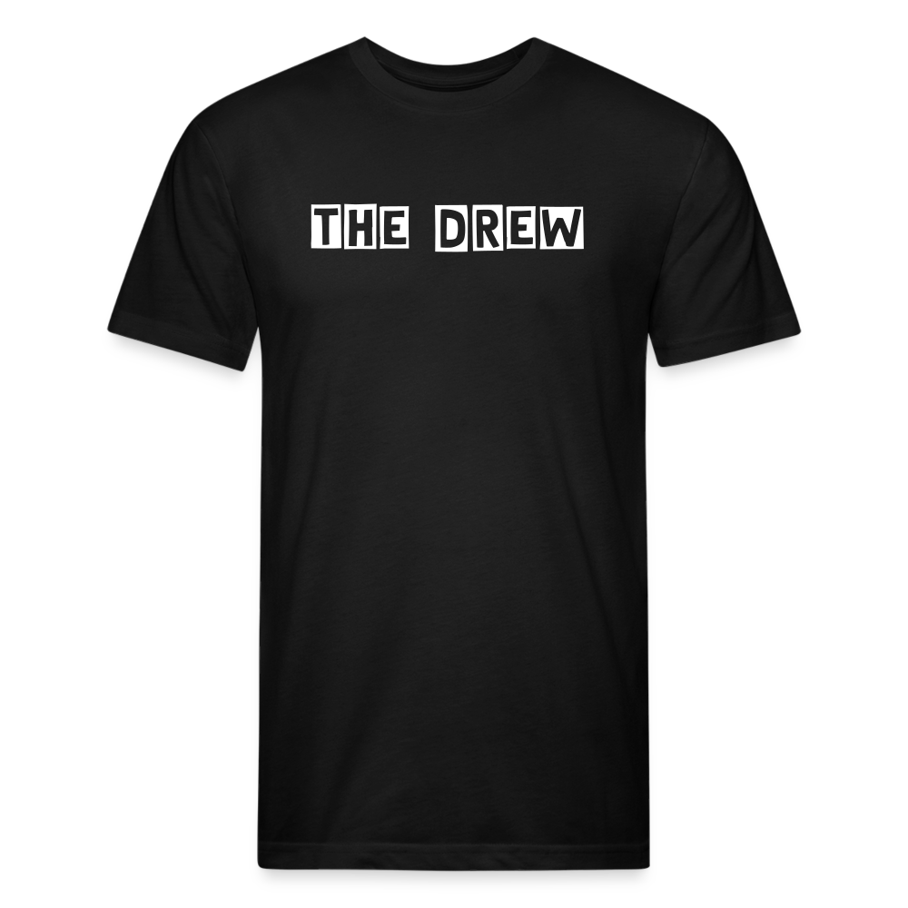 the drew 1 Fitted Cotton/Poly T-Shirt by Next Level - black