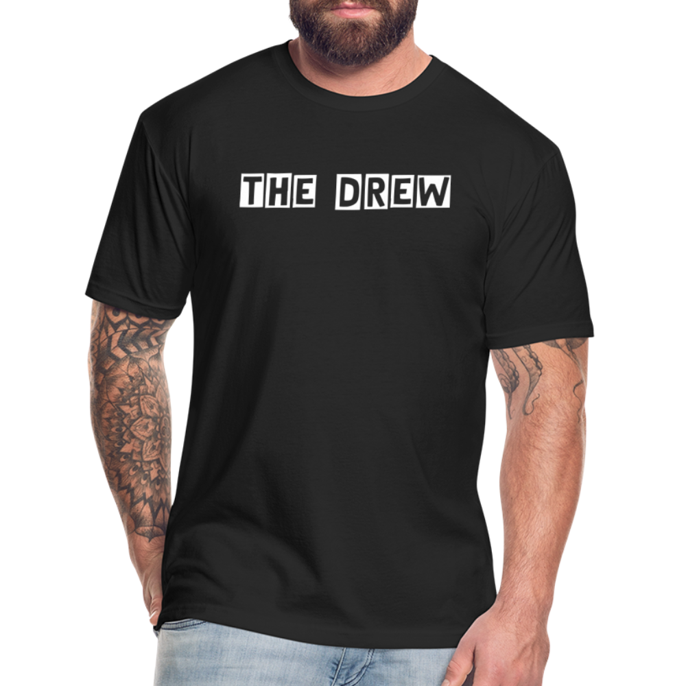 the drew 1 Fitted Cotton/Poly T-Shirt by Next Level - black