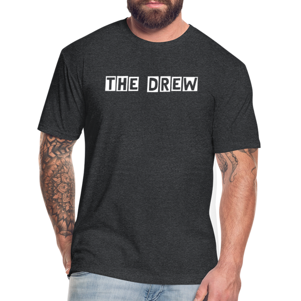 the drew 1 Fitted Cotton/Poly T-Shirt by Next Level - heather black