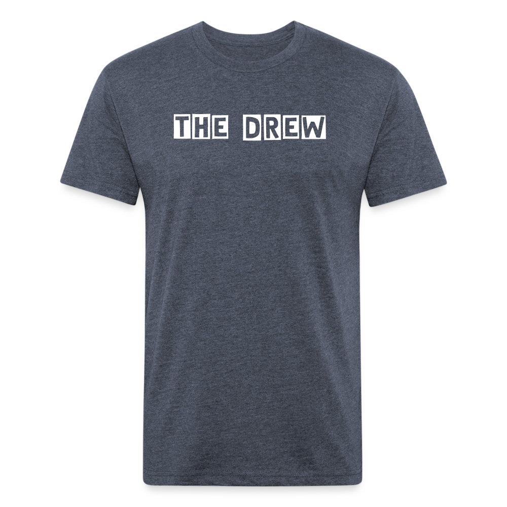 the drew 1 Fitted Cotton/Poly T-Shirt by Next Level - heather navy
