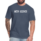 the drew 1 Fitted Cotton/Poly T-Shirt by Next Level - heather navy
