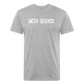 the drew 1 Fitted Cotton/Poly T-Shirt by Next Level - heather gray