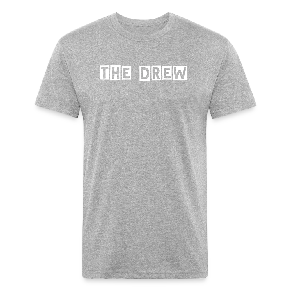 the drew 1 Fitted Cotton/Poly T-Shirt by Next Level - heather gray