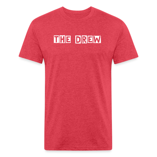 the drew 1 Fitted Cotton/Poly T-Shirt by Next Level - heather red