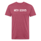 the drew 1 Fitted Cotton/Poly T-Shirt by Next Level - heather burgundy