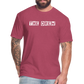 the drew 1 Fitted Cotton/Poly T-Shirt by Next Level - heather burgundy
