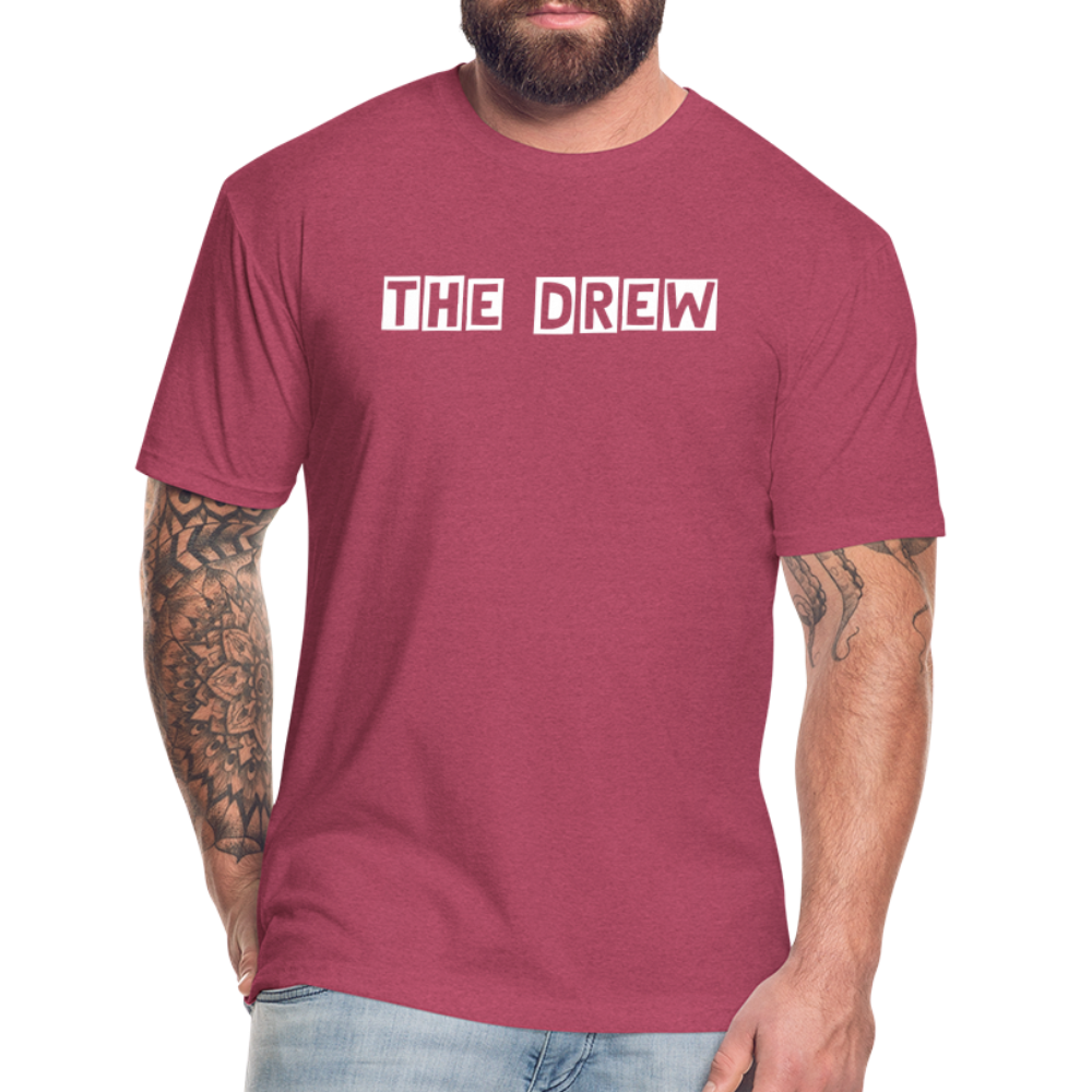 the drew 1 Fitted Cotton/Poly T-Shirt by Next Level - heather burgundy