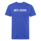 the drew 1 Fitted Cotton/Poly T-Shirt by Next Level - heather royal