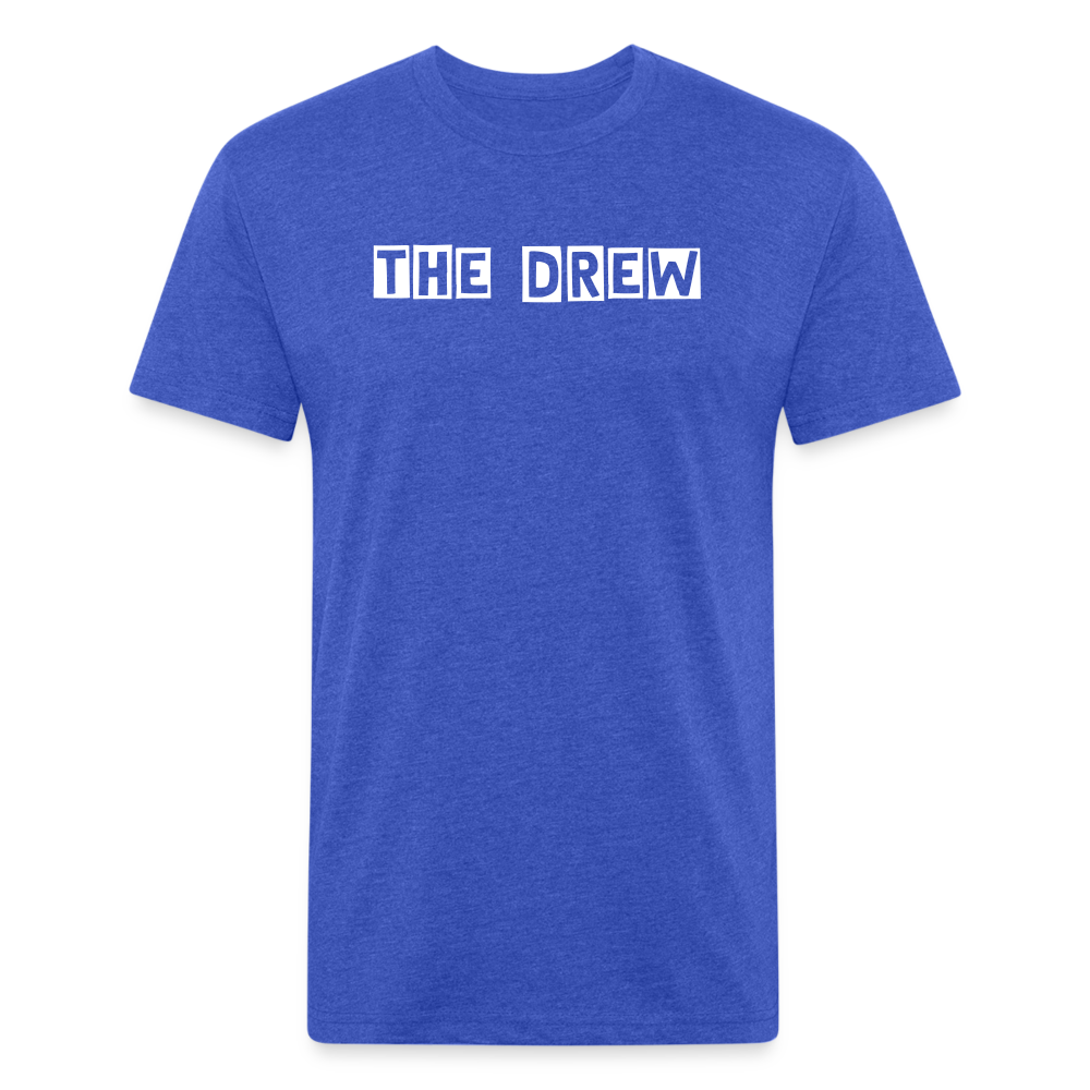 the drew 1 Fitted Cotton/Poly T-Shirt by Next Level - heather royal
