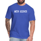 the drew 1 Fitted Cotton/Poly T-Shirt by Next Level - heather royal