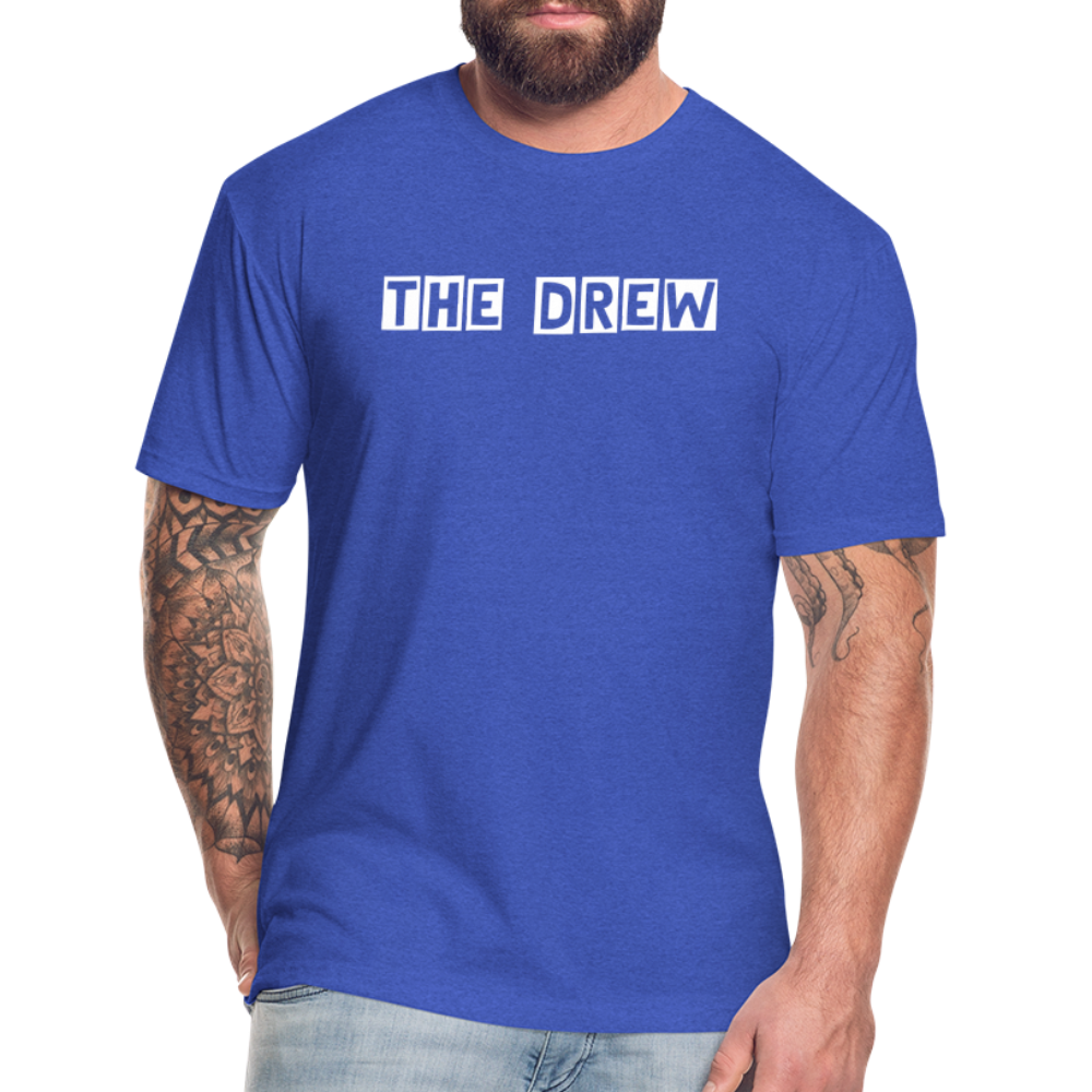 the drew 1 Fitted Cotton/Poly T-Shirt by Next Level - heather royal