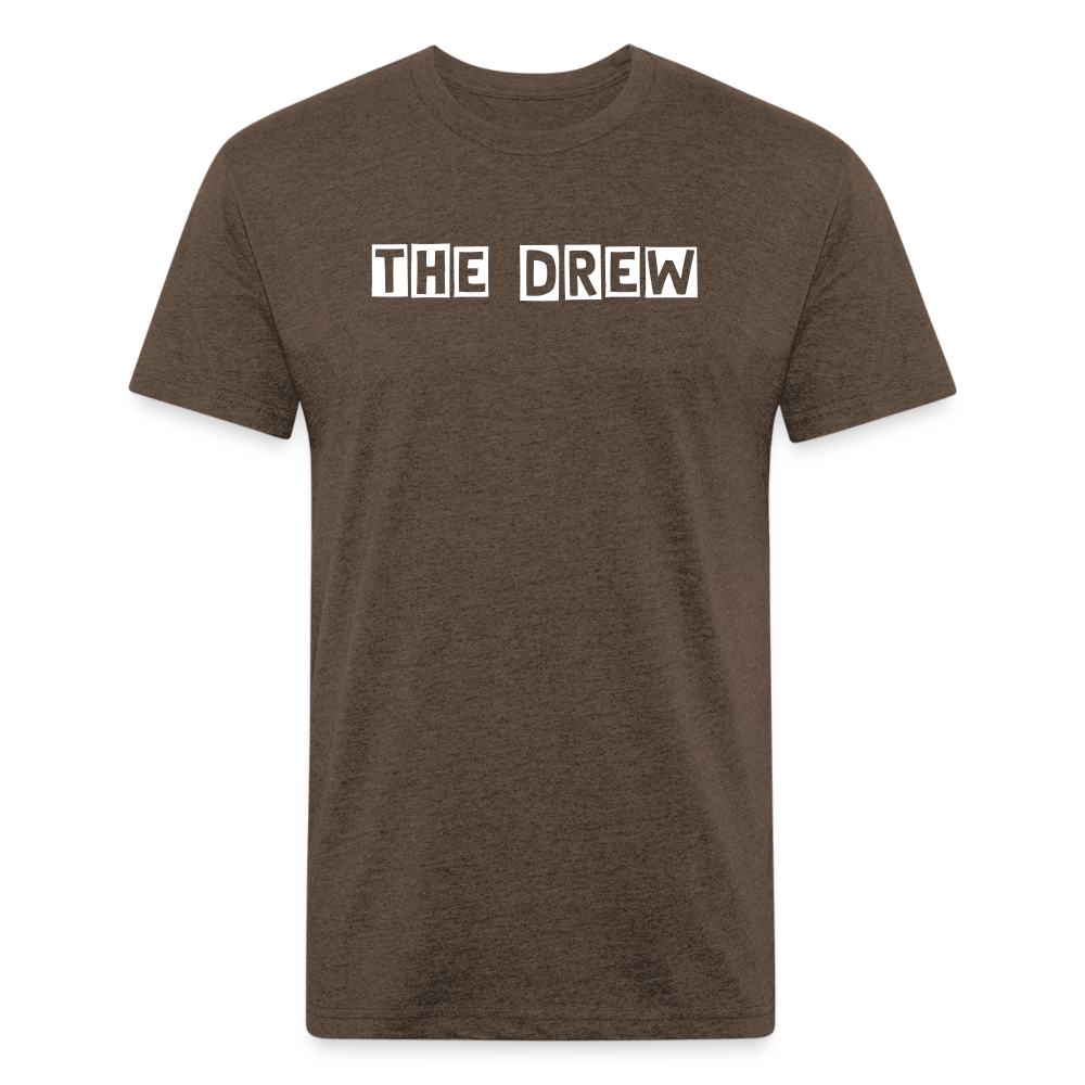 the drew 1 Fitted Cotton/Poly T-Shirt by Next Level - heather espresso
