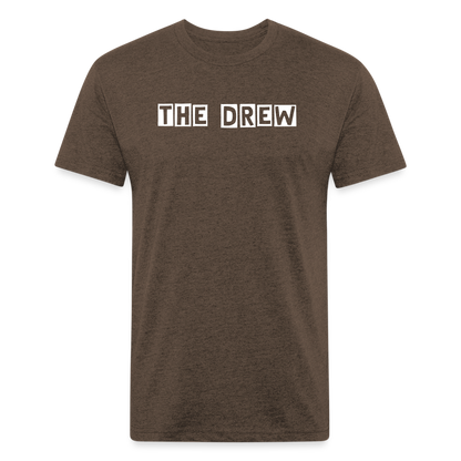the drew 1 Fitted Cotton/Poly T-Shirt by Next Level - heather espresso